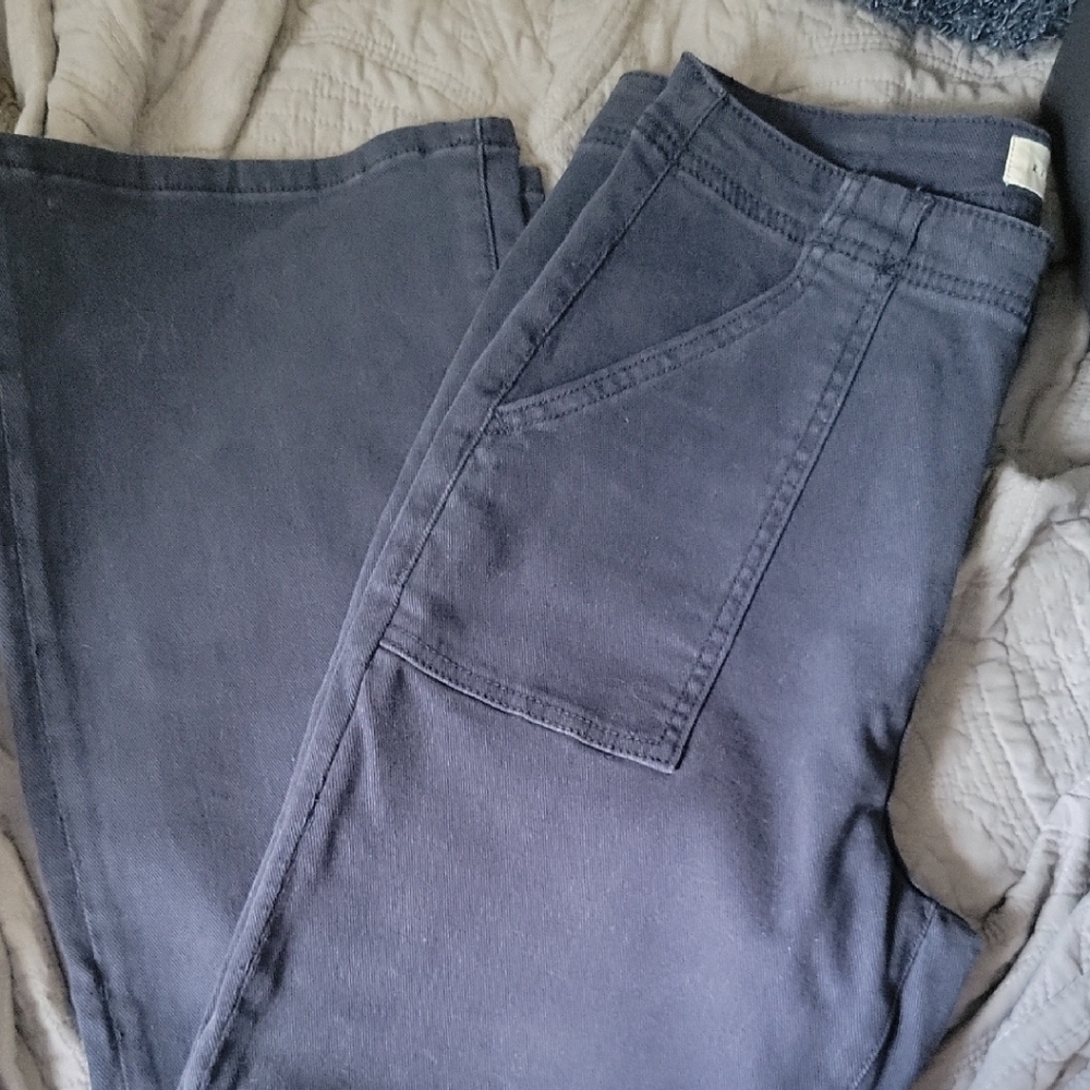 Risen Navy Blue High-Waisted Pants 9/29. NWT - Picture 5 of 9